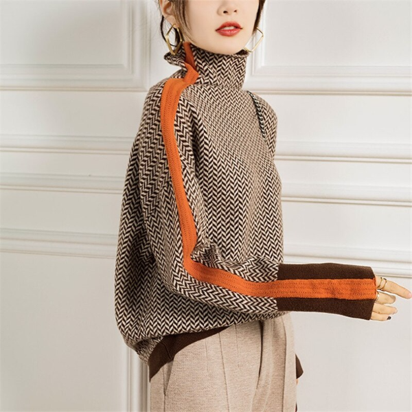 Valenzora - Striped winter sweater