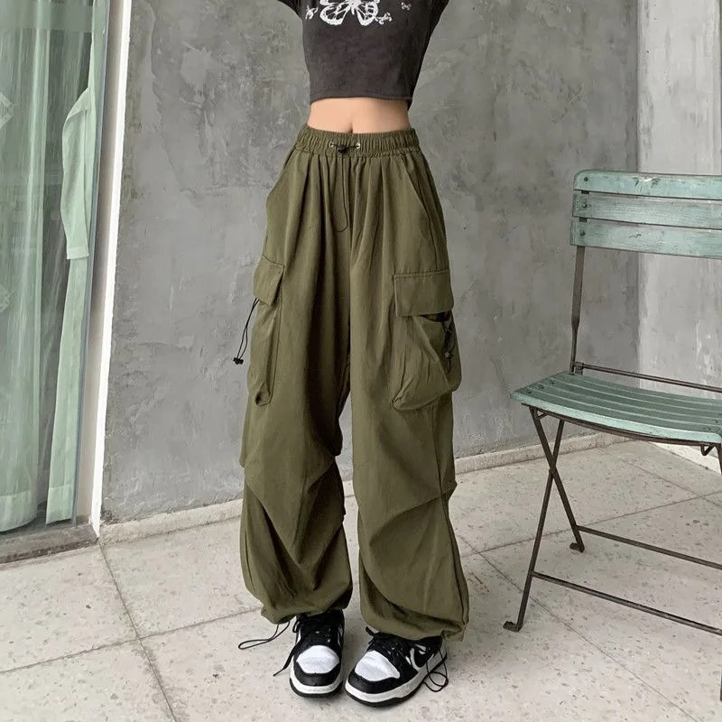 Valenzora - High-waisted cargo pants