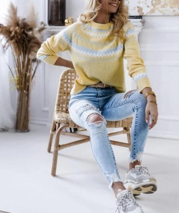 Valenzora | Damen Strickpullover
