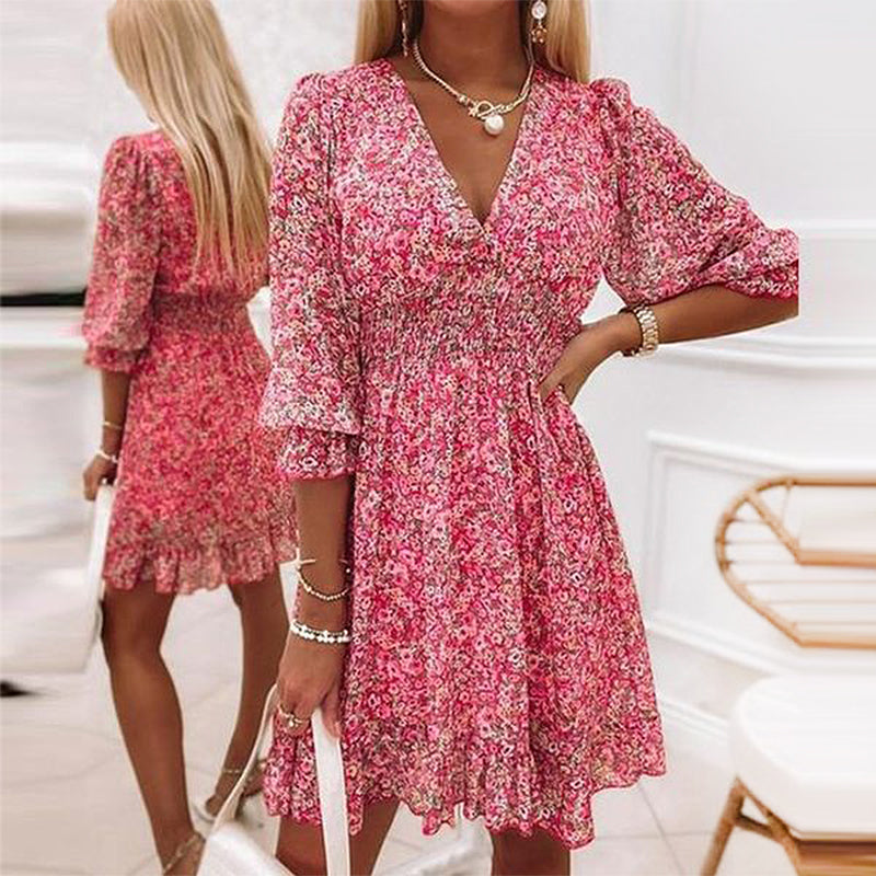 Sophie™ - Floral chiffon dress