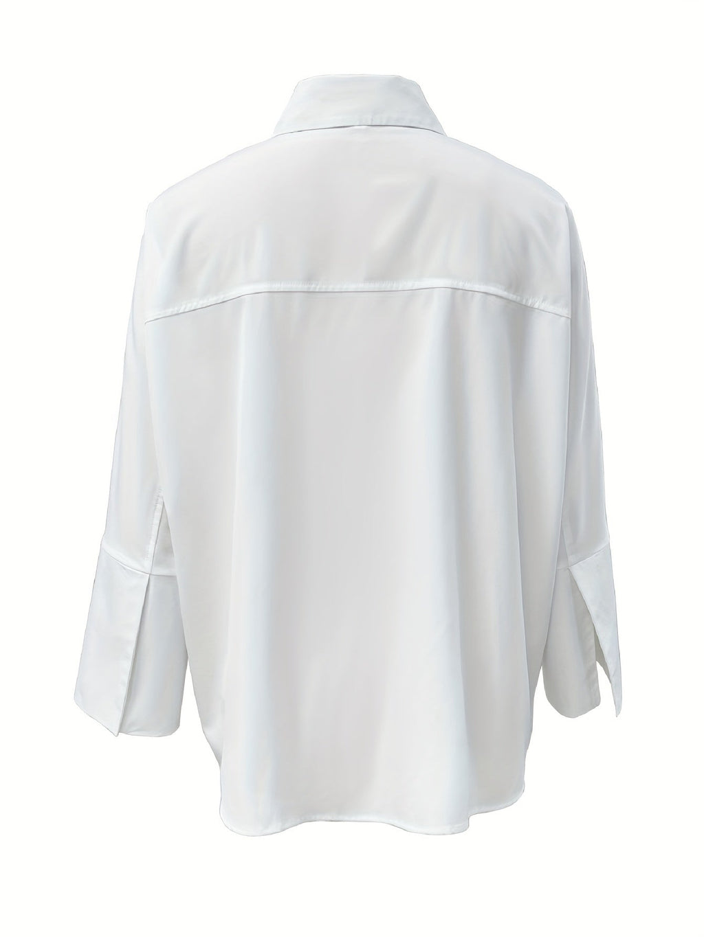 Valenzora | Timeless collared shirt with long cuffed sleeves