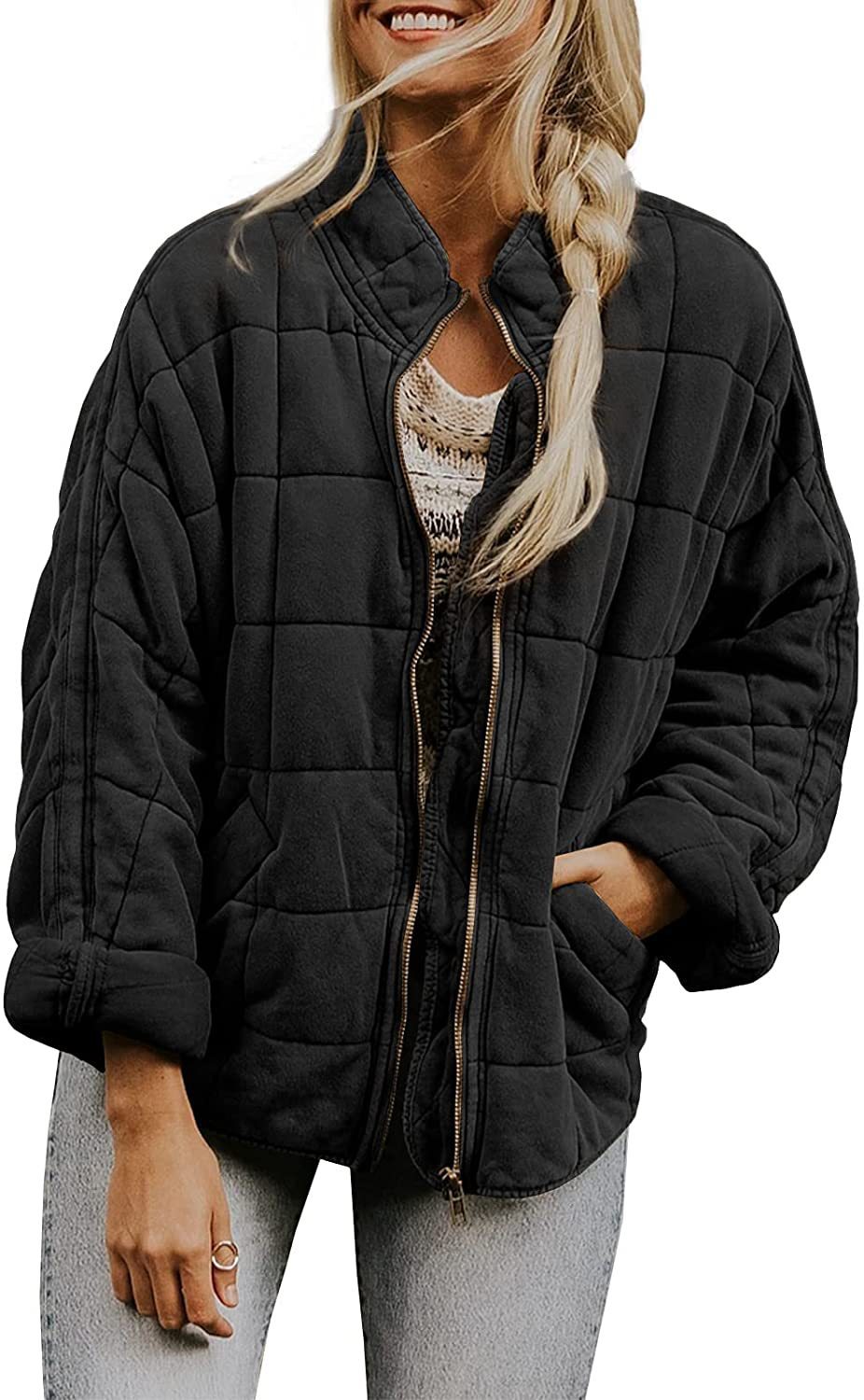 Valenzora | Lockere Jacke aus dicker Baumwolle