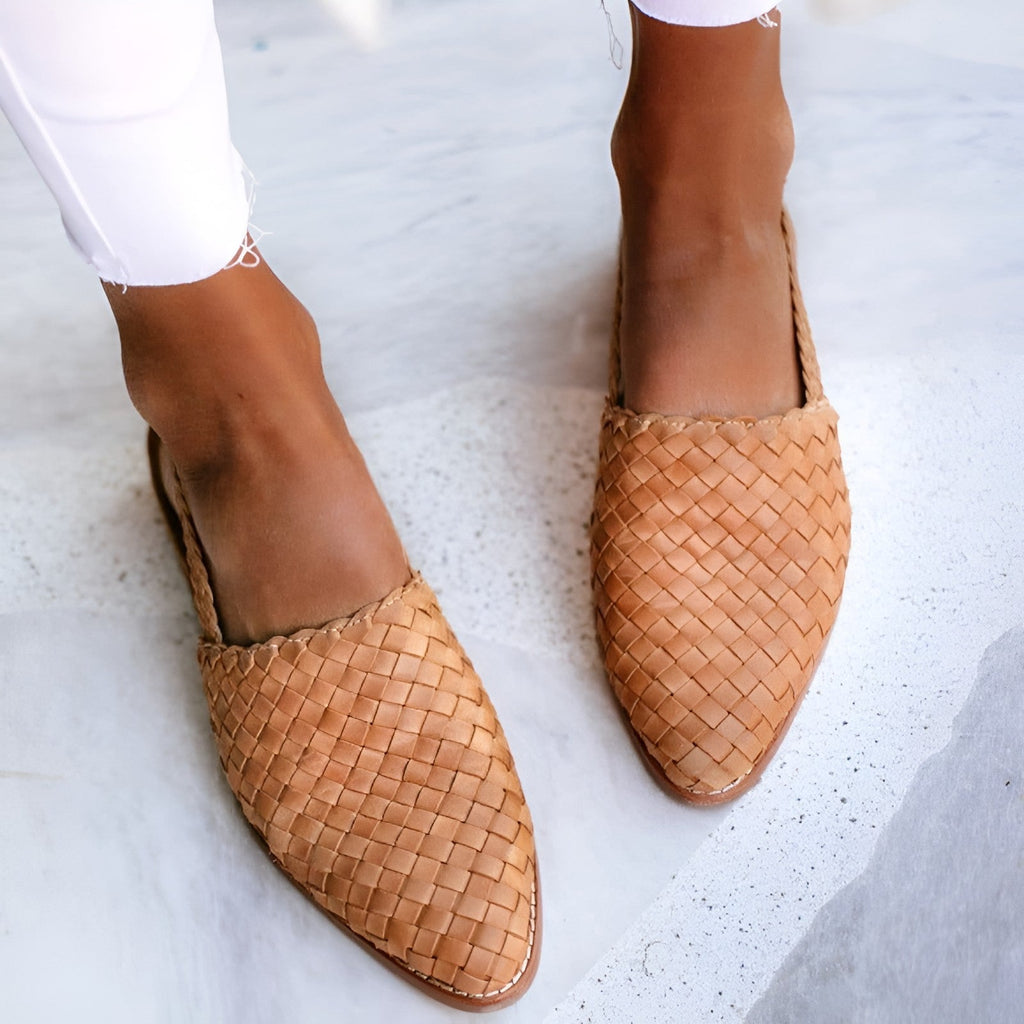 Valenzora | Elegant Orthopedic Braided Sandals