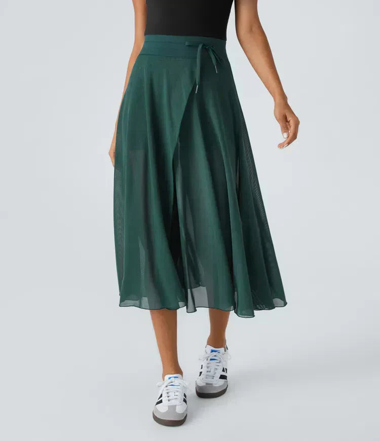 2-in-1 high-waisted tulle skirt