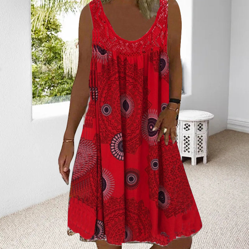 Valenzora | Sleeveless Plus Size Summer Dress