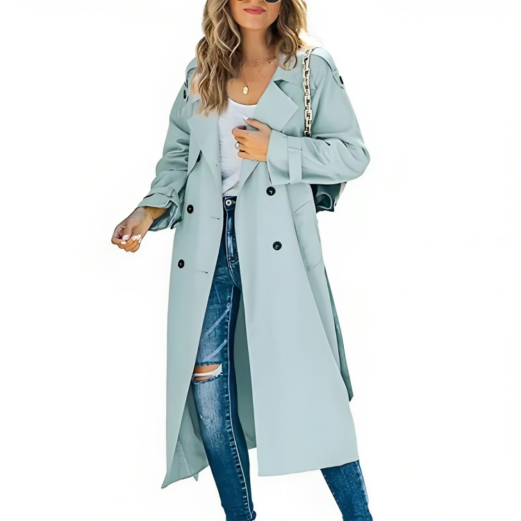 Valenzora - Elegant streetwear trench coat