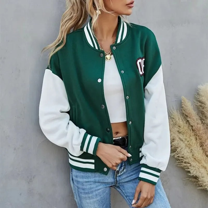 Valenzora | Stylish bomber jacket with zipper