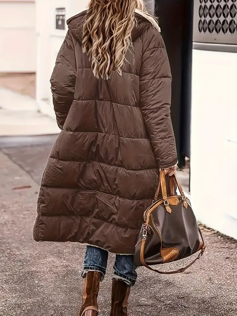 Valenzora | Reversible fleece puffer jacket