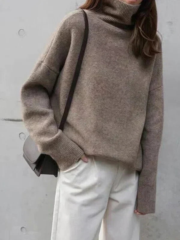 Valenzora – Legerer Kaschmir-Rollkragenpullover für Damen