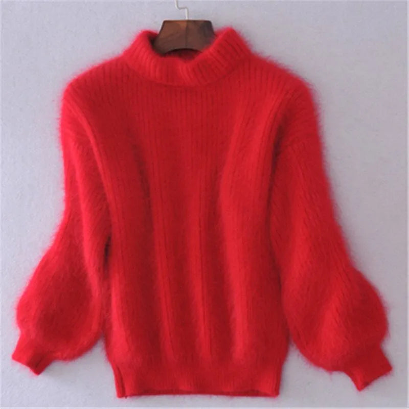 Valenzora | Locker gestrickter Damenpullover, einfarbig