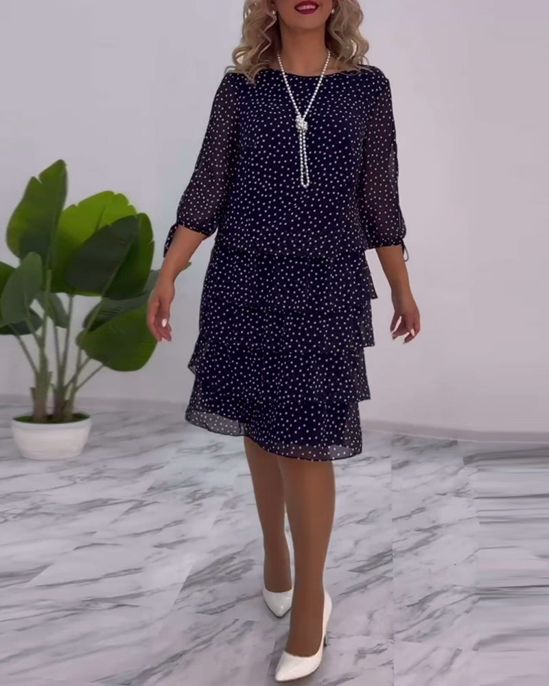 Valenzora | Stylish autumn dress with elegance