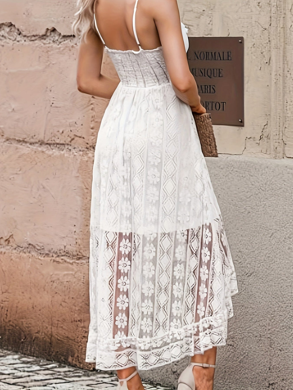 Valenzora | V-neck maxi dress for women