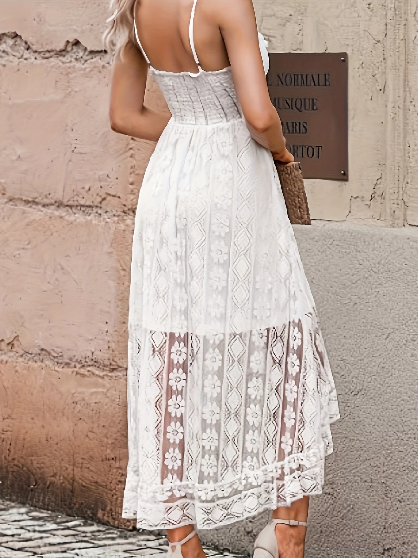 Valenzora | V-neck maxi dress for women