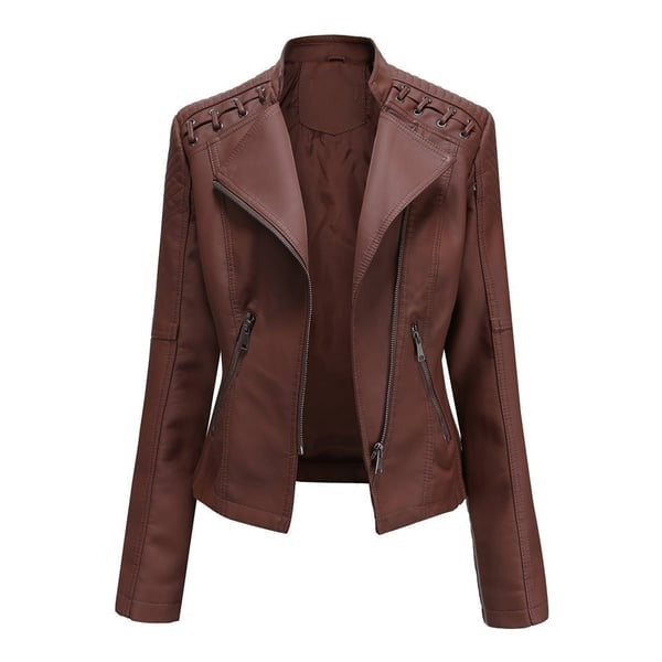 Valenzora | Washed lambskin leather jacket