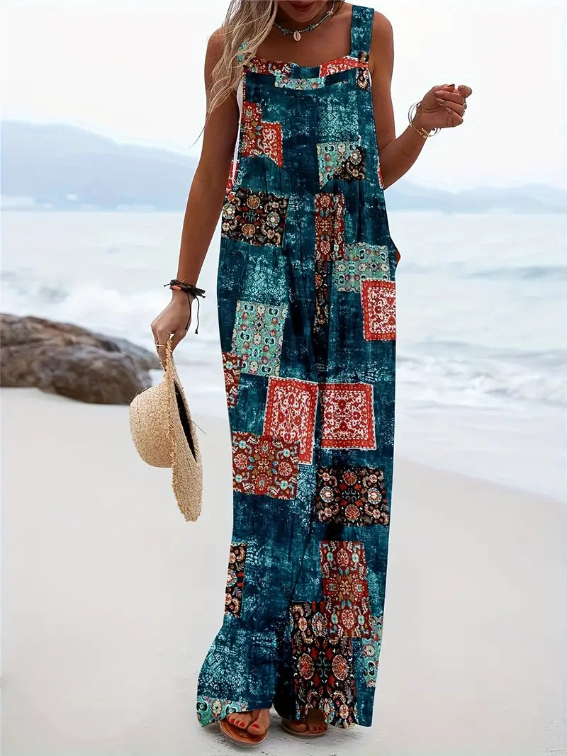 Valenzora | Colorblock jumpsuit with fashion elements