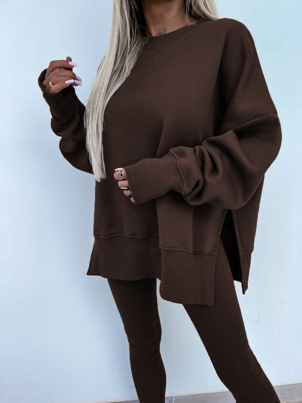 Valenzora | Damen Anzug im Relaxed-Stil mit langen Ärmeln – Winter-Set