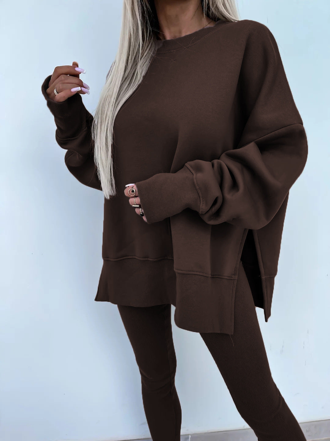 Valenzora | Damen Anzug im Relaxed-Stil mit langen Ärmeln – Winter-Set
