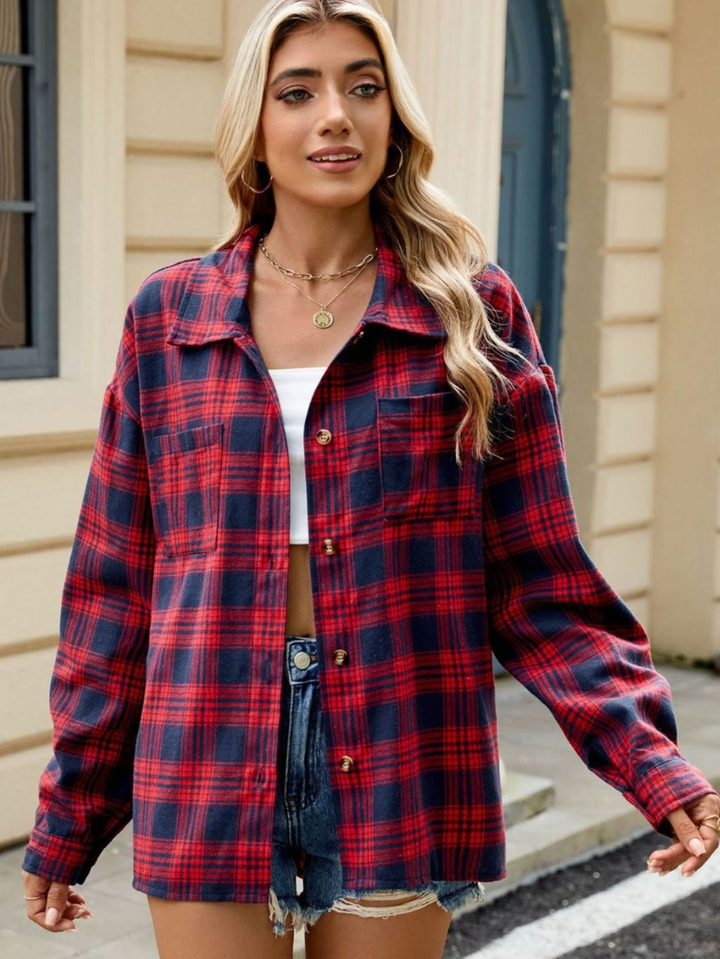 Valenzora | Checkered shirt for women