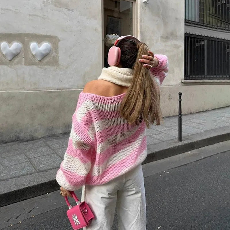 Valenzora | Gestreifter Pullover