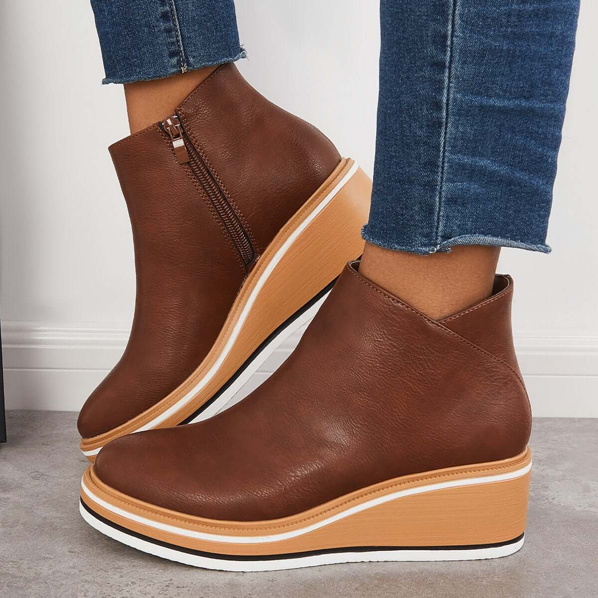 Valenzora | Stylish Autumn Orthopedic Ankle Boots for Women
