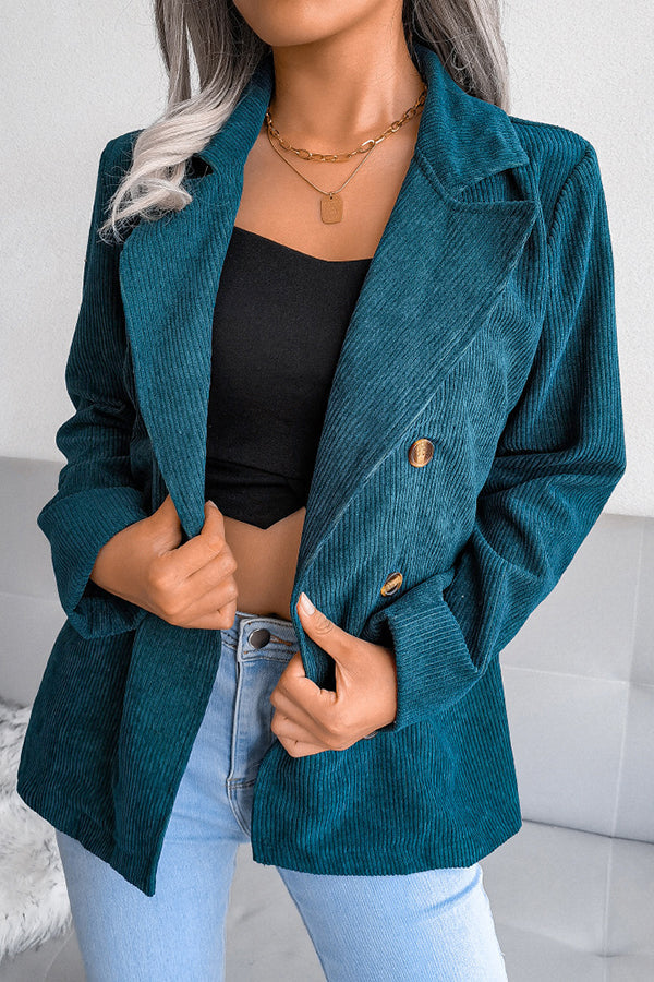 Valenzora | Front Page News Corduroy Blazer