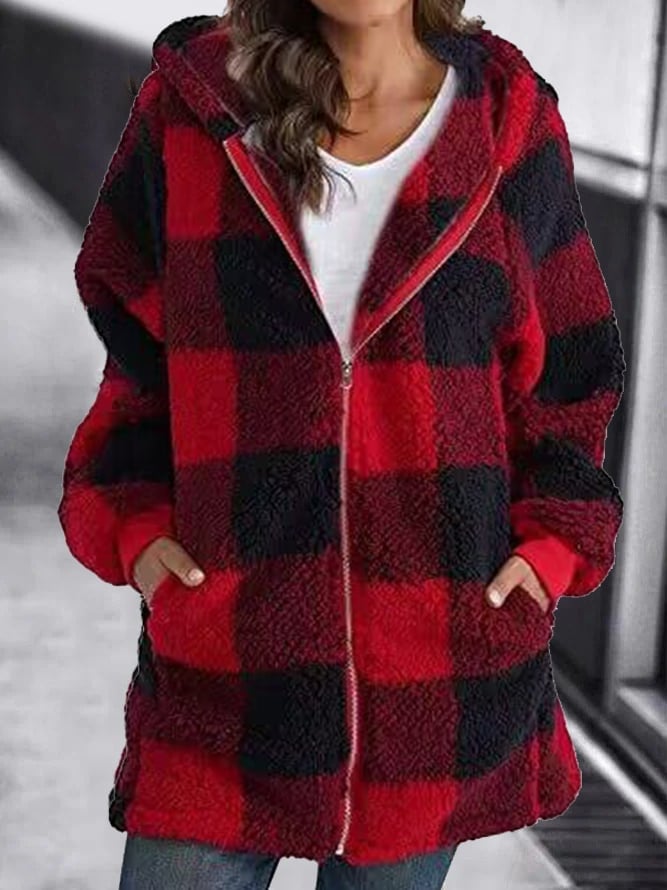 Casual plus-size hoodie for women