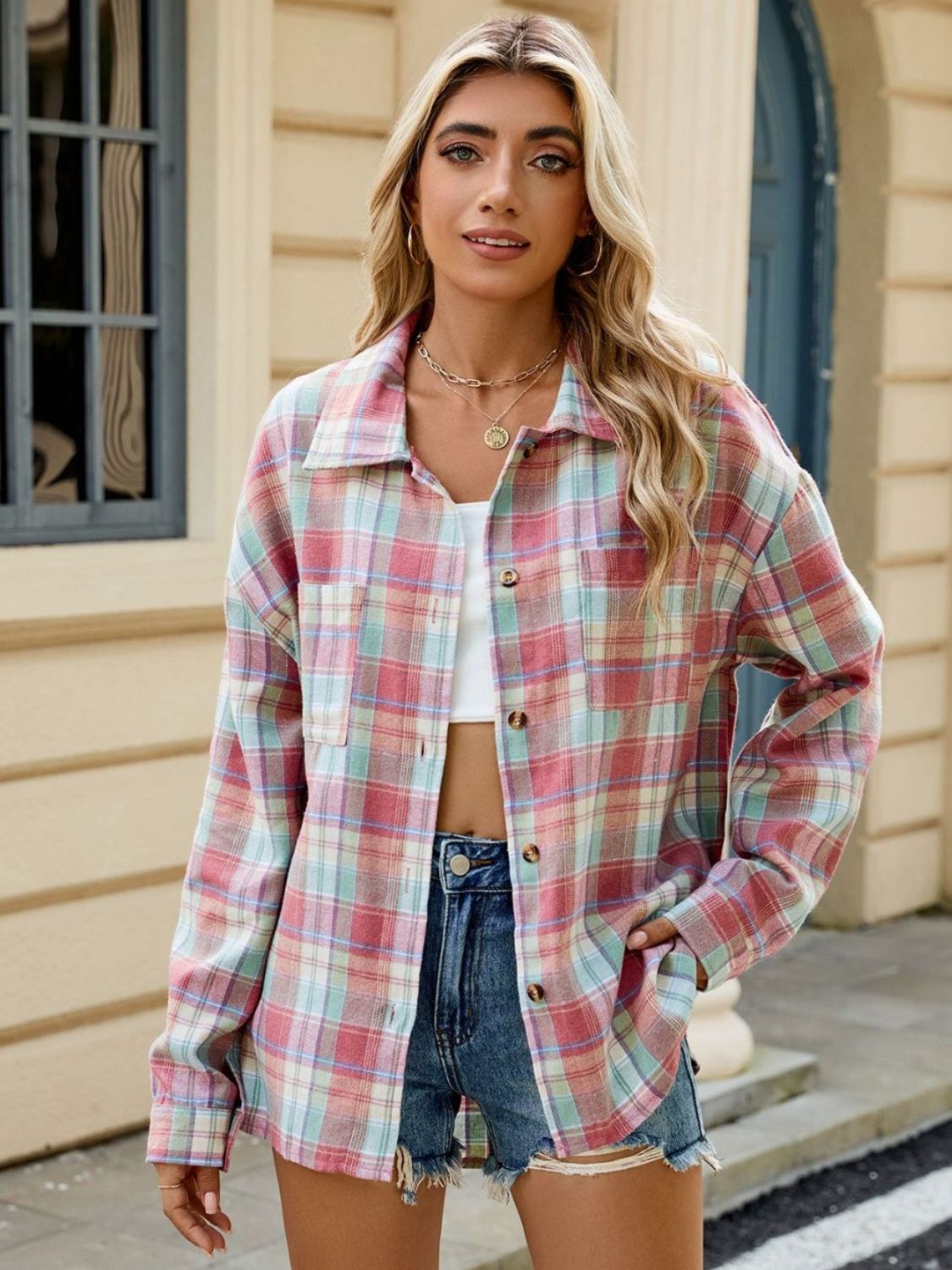 Valenzora | Checkered shirt for women