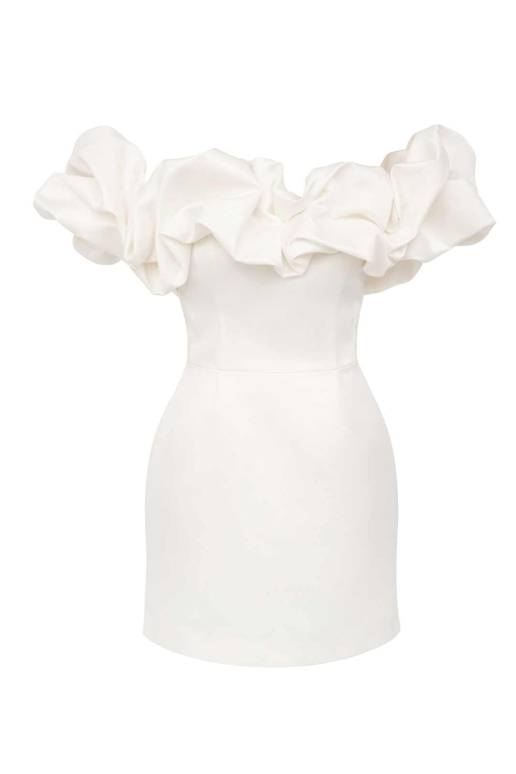 Valenzora | Off-the-shoulder mini dress with ruffles