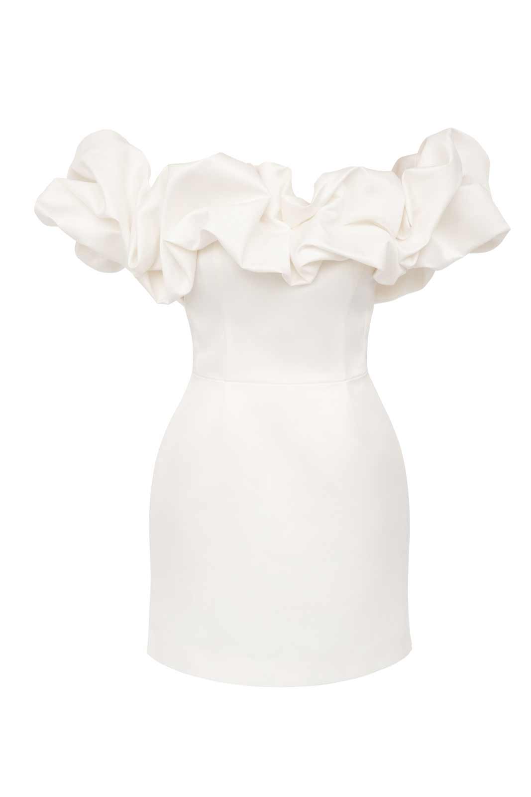 Valenzora | Off-the-shoulder mini dress with ruffles