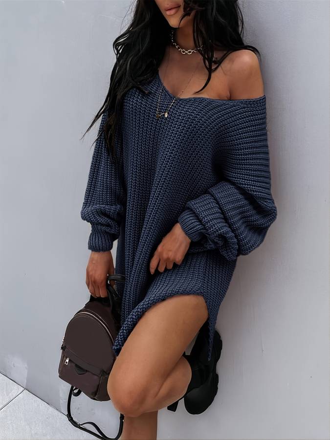 Valenzora - Oversized Knit Dress