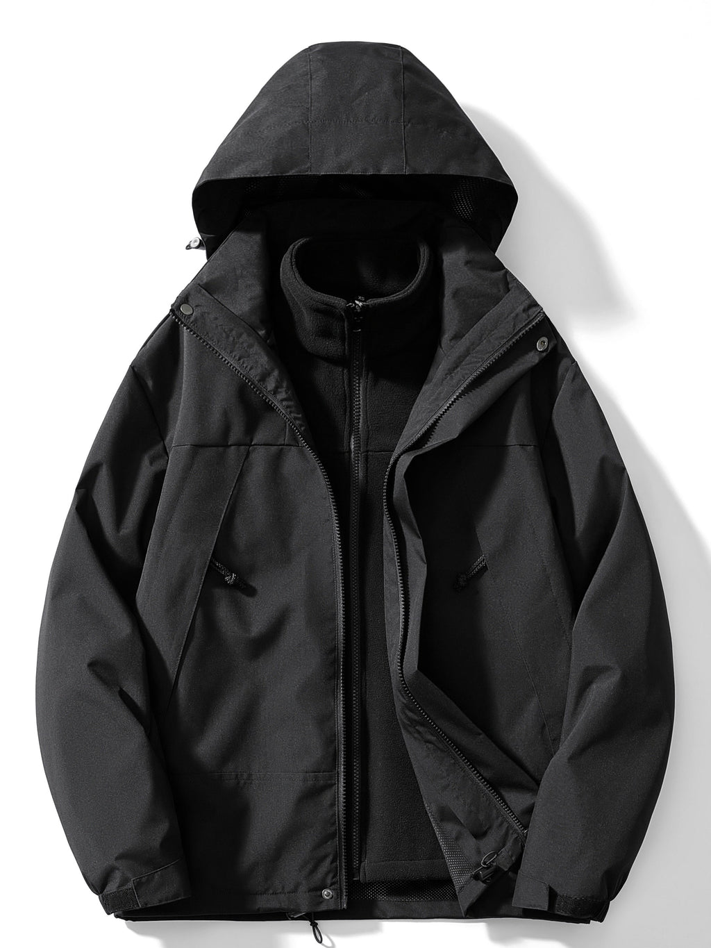 Valenzora | 3-in-1 Fleece Winter Jacket with Hood for Women