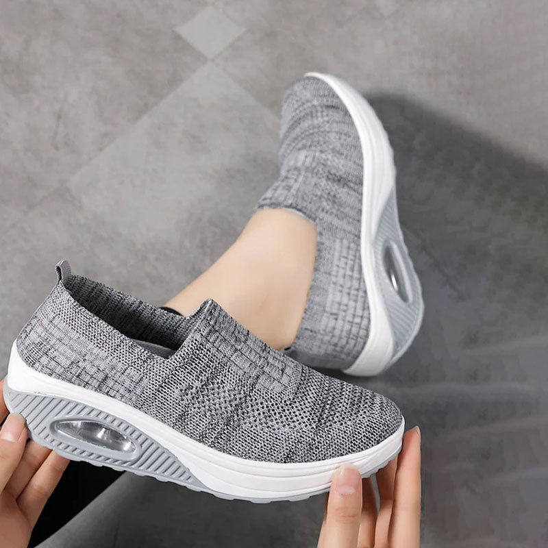 Valenzora | Breathable Slip-on Sneakers with Ergonomic Sole for Women