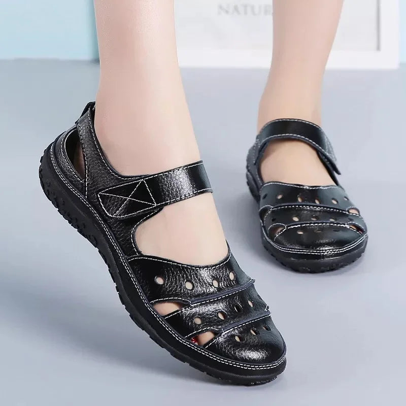 Valenzora | Orthopedic spring sandals with Velcro closure