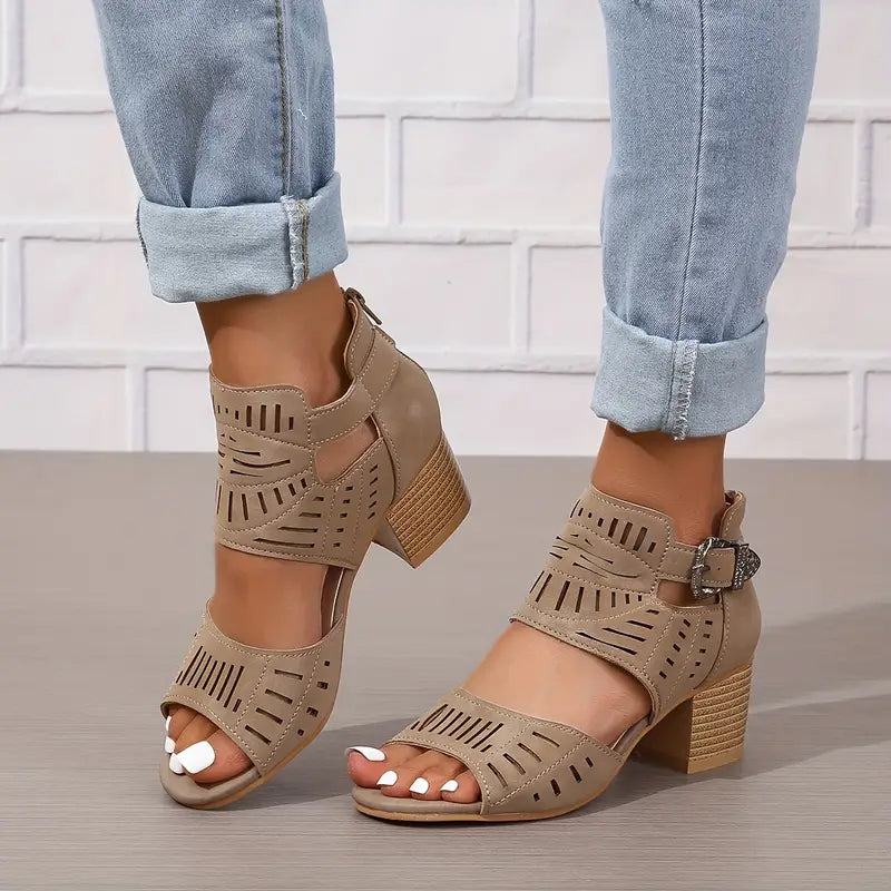 Valenzora | Women's Sandals with Chunky Heels