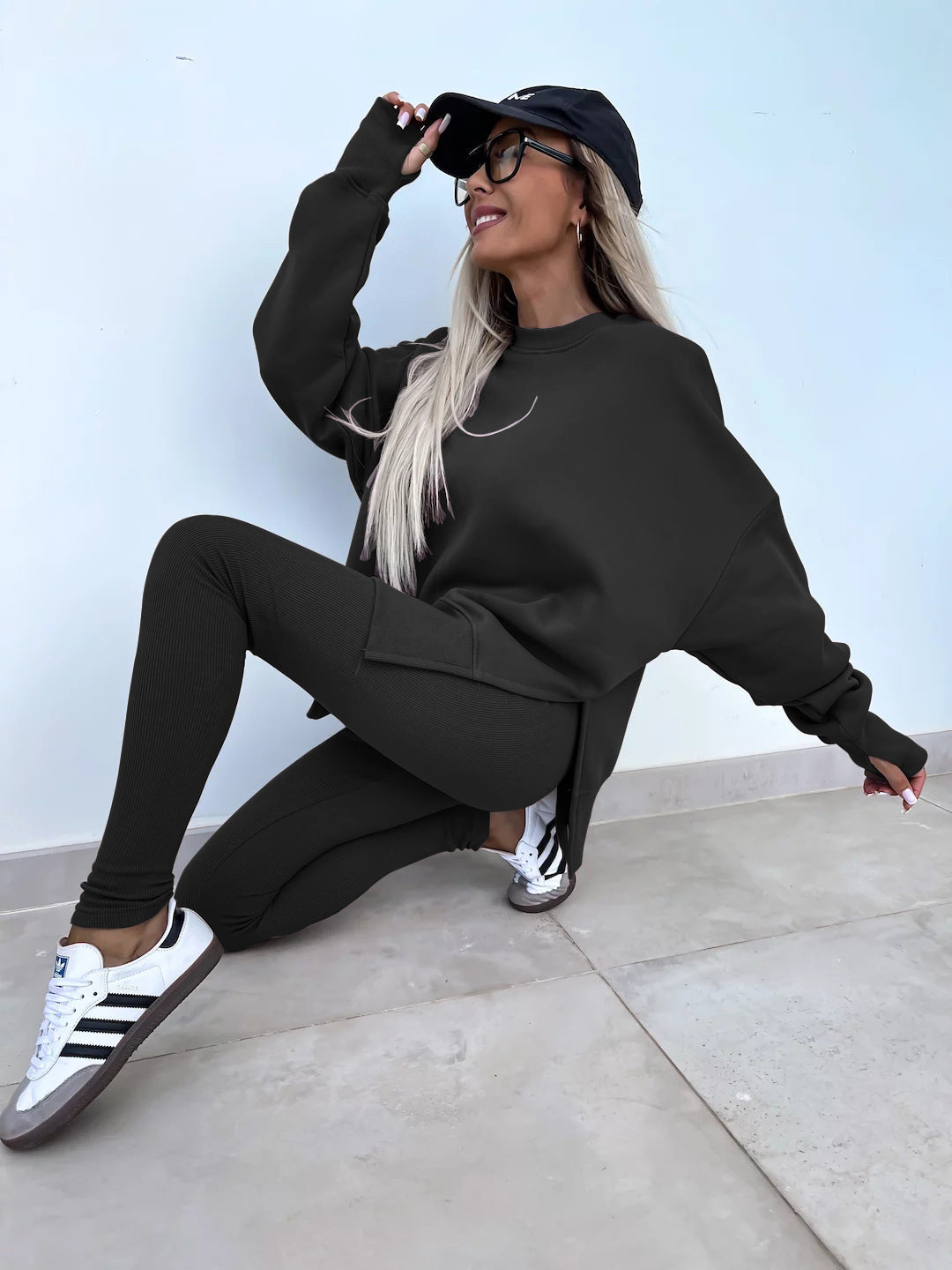Valenzora | Damen Anzug im Relaxed-Stil mit langen Ärmeln – Winter-Set