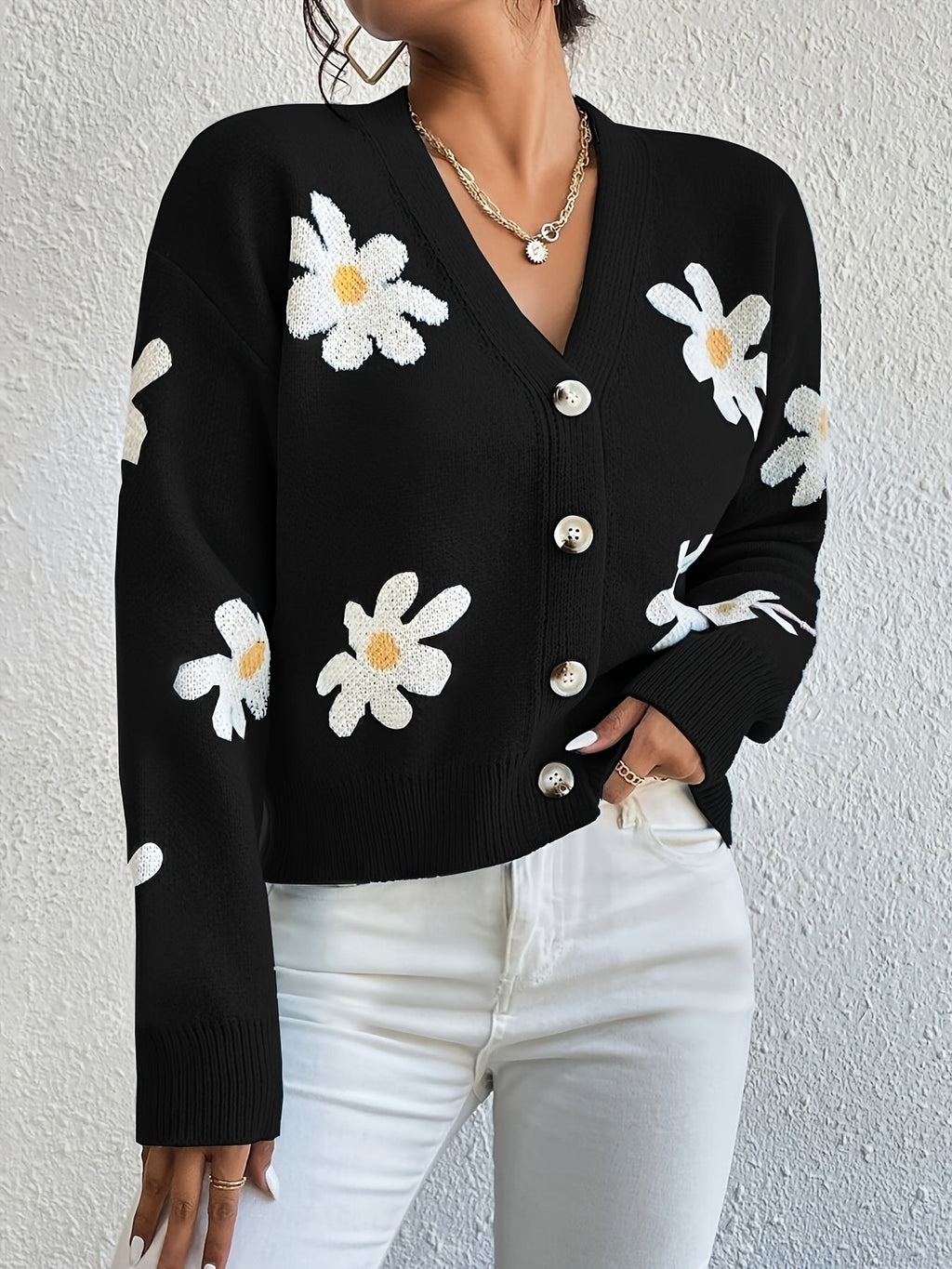 Valenzora | mit Blumenmuster und langen Ärmeln Für Damen
