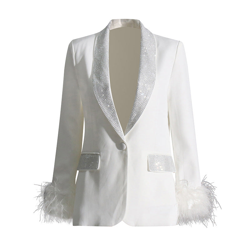 Valenzora women's suit made of fine polyester
