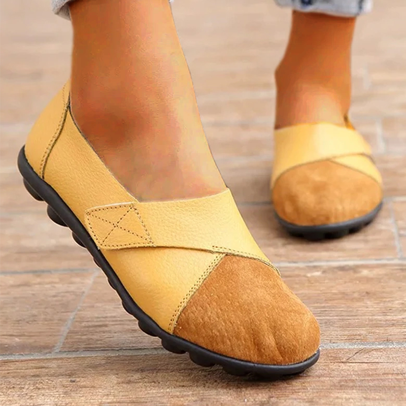 Valenzora | Orthopedic Leather Slip-On Loafers for Women