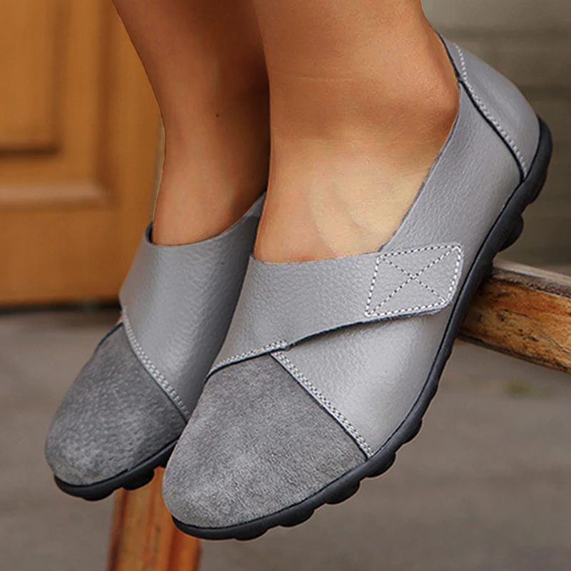 Valenzora | Orthopedic Leather Slip-On Loafers for Women
