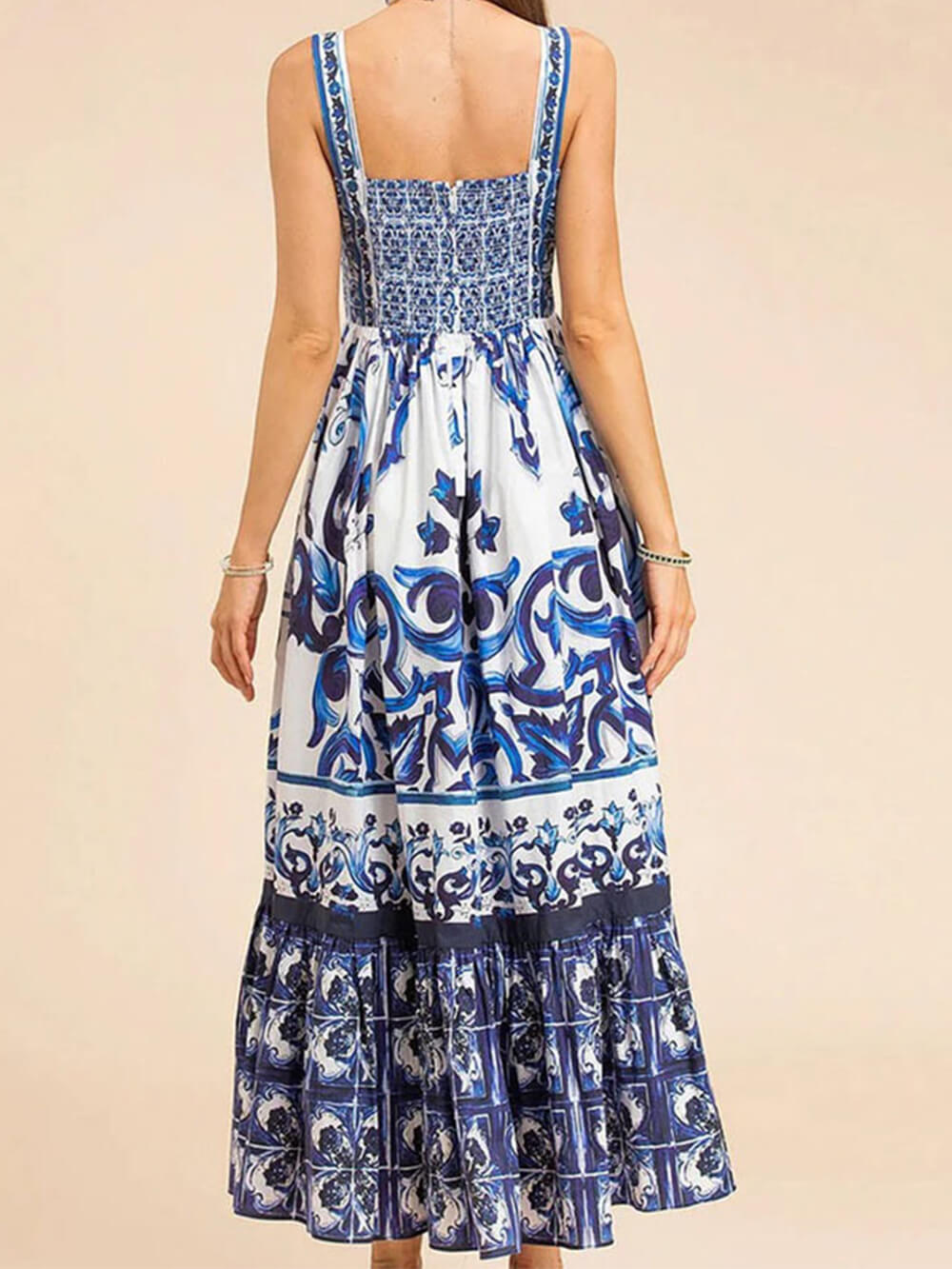 Valenzora | Elegant floral midi dress