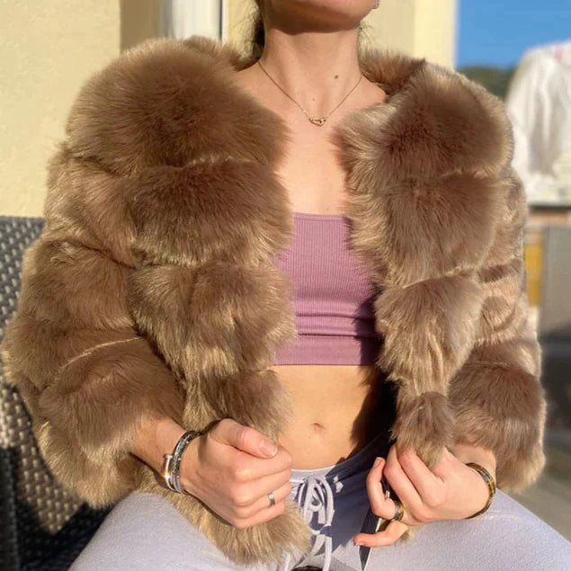 Elegant fur jacket
