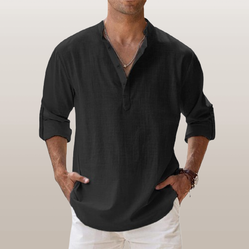 Valenzora | Linen Shirt with Long Sleeves