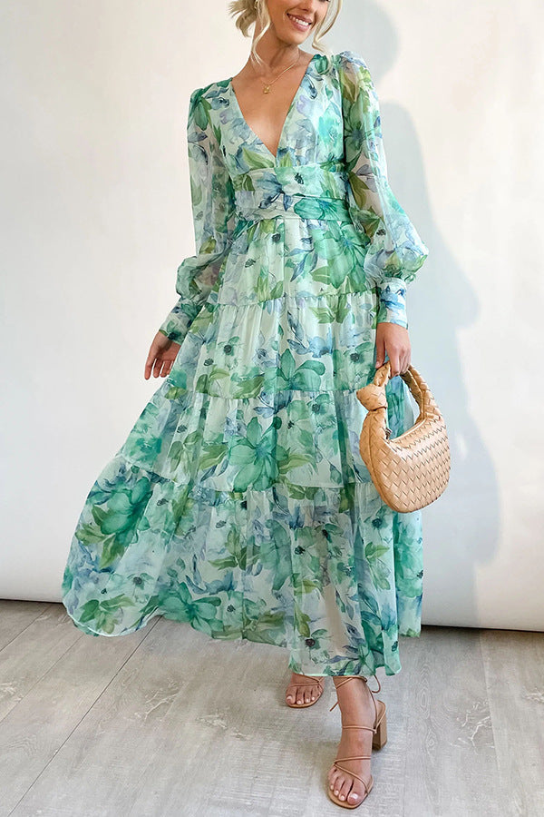 Valenzora | Floral Wrap Dress for Women