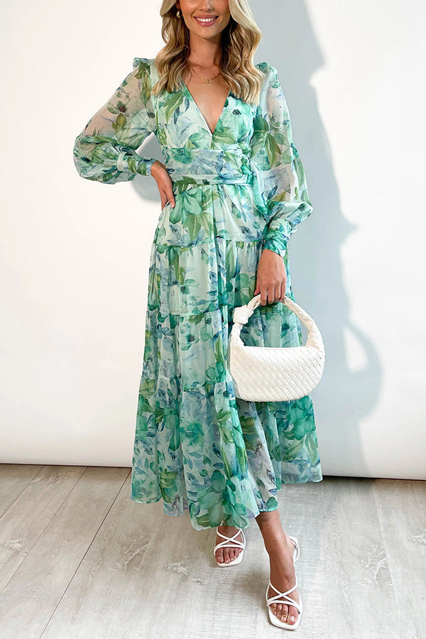 Valenzora | Floral Wrap Dress for Women