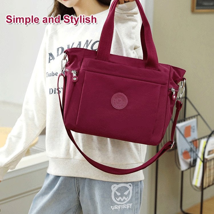 Multicolored tote bag with large capacity for women