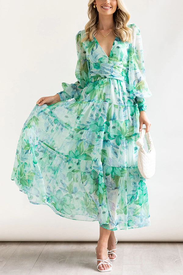Valenzora | Floral Wrap Dress for Women