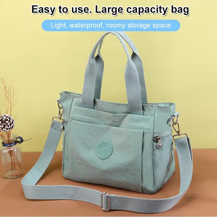 Multicolored tote bag with large capacity for women