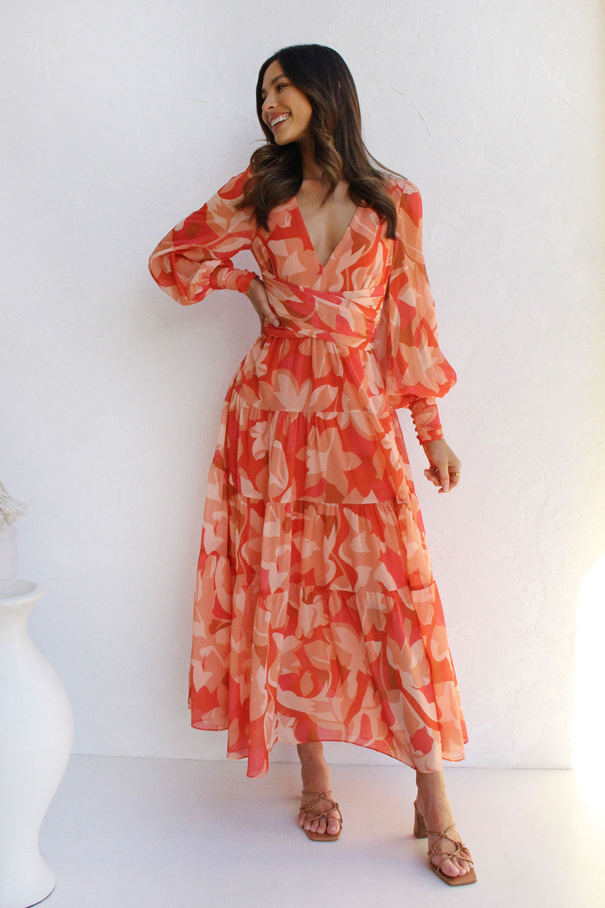 Valenzora | Floral Wrap Dress for Women