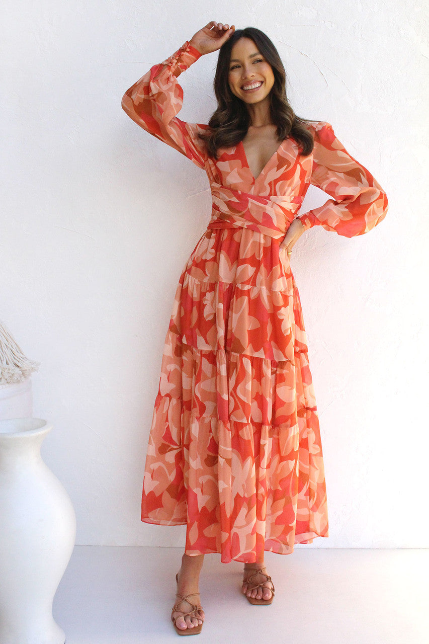 Valenzora | Floral Wrap Dress for Women