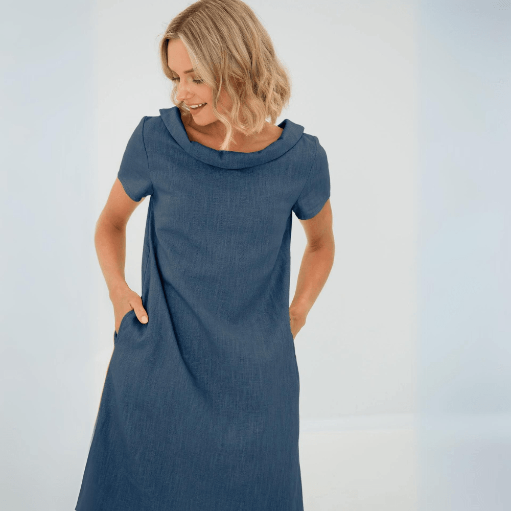 Valenzora | Lässiges Leinenkleid für Damen